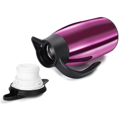 SSAWcasa Coffee Carafes 68oz Stainless Steel Insulated Coffee Dispenser, 12 Hours Hot＆24 Hours Cold (Purple)