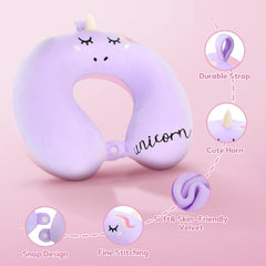 SSAWcasa Toddler Neck Pillow, Kids Travel Neck Pillow