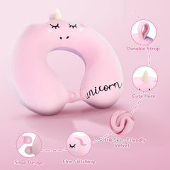 SSAWcasa Toddler Neck Pillow, Kids Travel Neck Pillow