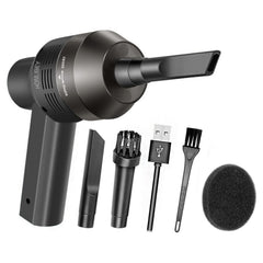 SSAWcasa Cordless Mini Computer Vacuum Black