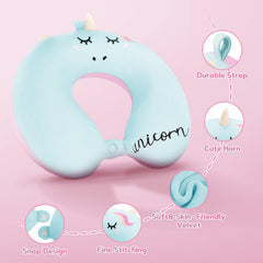 SSAWcasa Toddler Neck Pillow, Kids Travel Neck Pillow