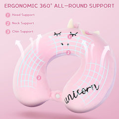 SSAWcasa Toddler Neck Pillow, Kids Travel Neck Pillow