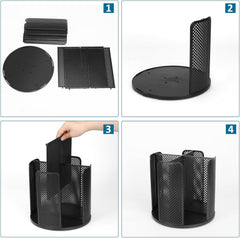 SSAWcasa Coffee Cup Organizer Paper Cup Holder Rotating