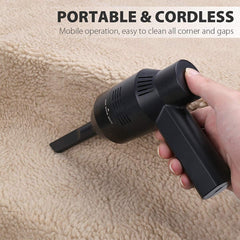 SSAWcasa Cordless Mini Computer Vacuum Black