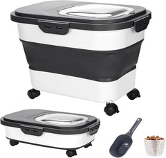 SSAWcasa Dog Food Storage Container 20-23 lbs, Collapsible