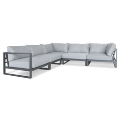 Monte Aluminum L Shape Sectionals-5 Seats ..Delivery in 3-7 working days