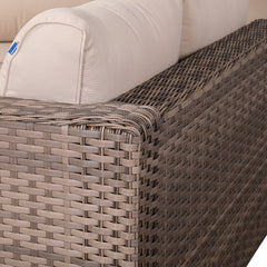 Miami Rattan Sofa Sets - Aluminum Frame 7 Pieces Outdoor Patio Furniture ..Delivery in 3-7 working days